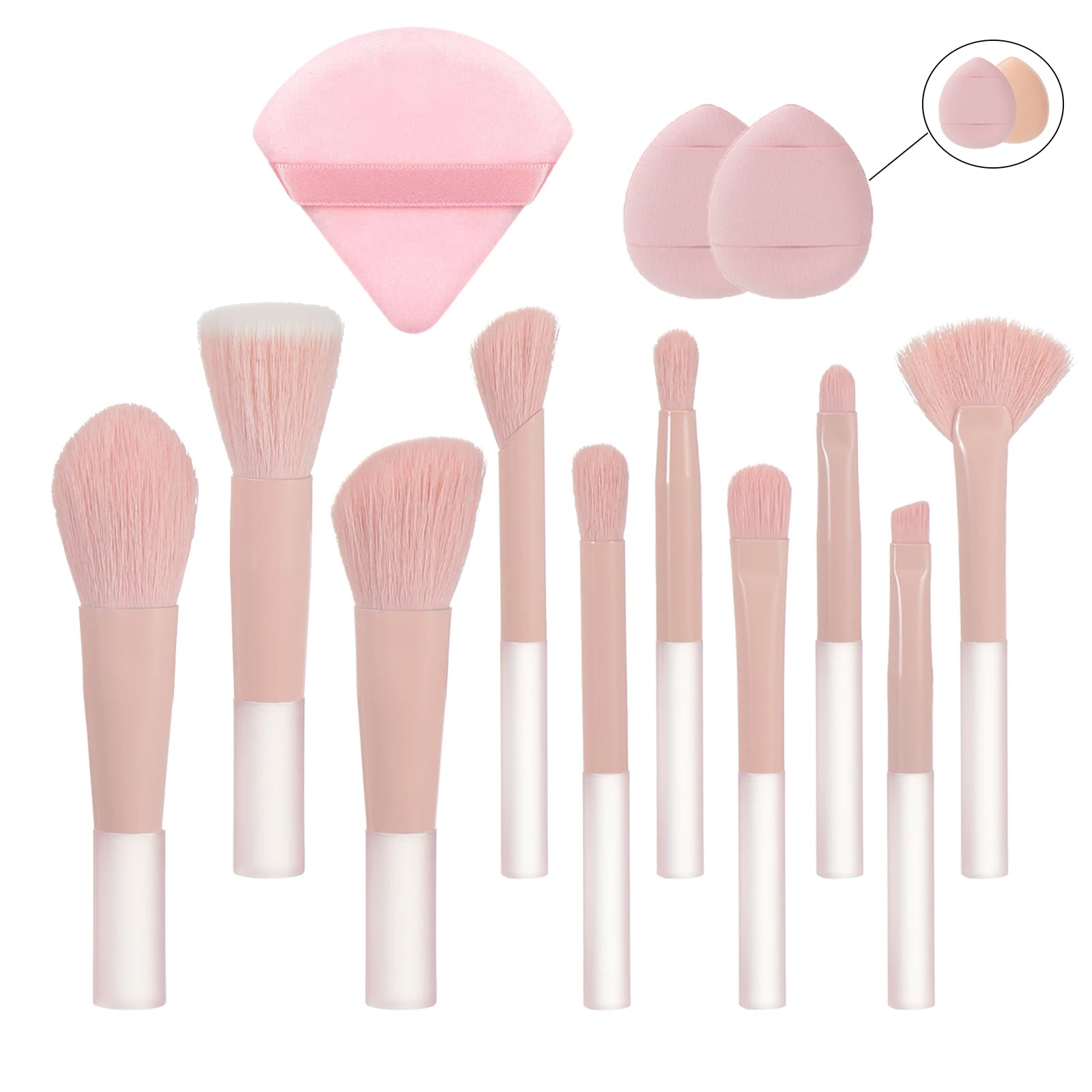 10 color Mini makeup brush