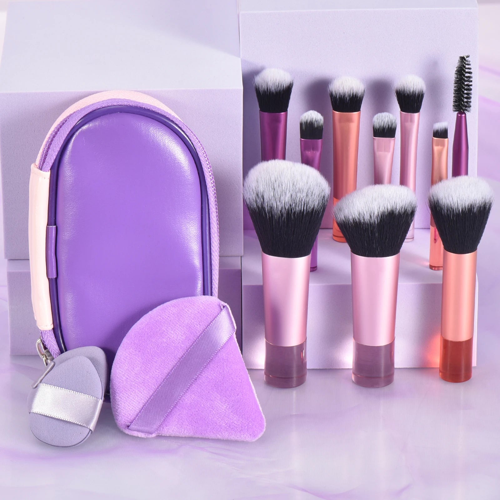10 color Mini makeup brush