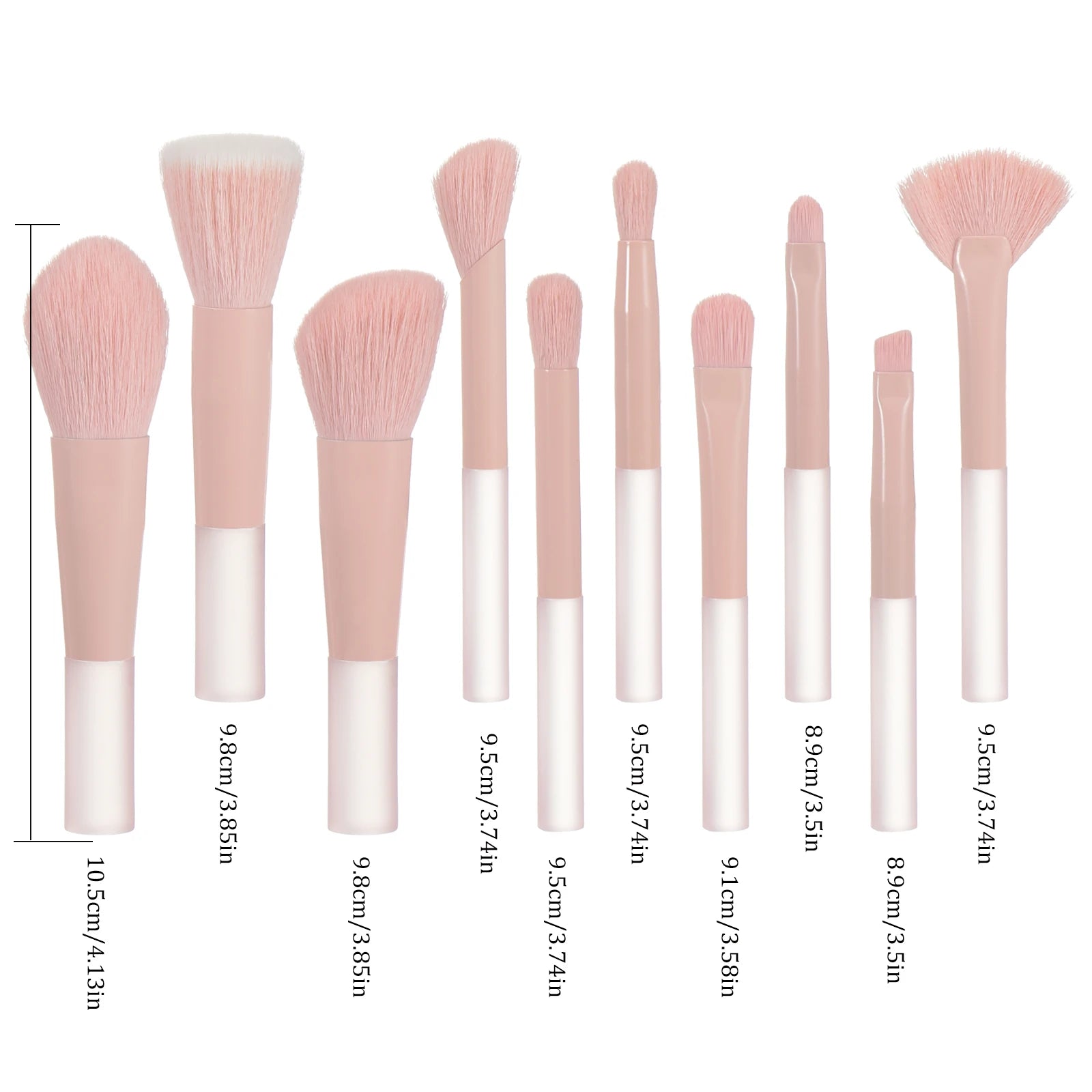 10 color Mini makeup brush