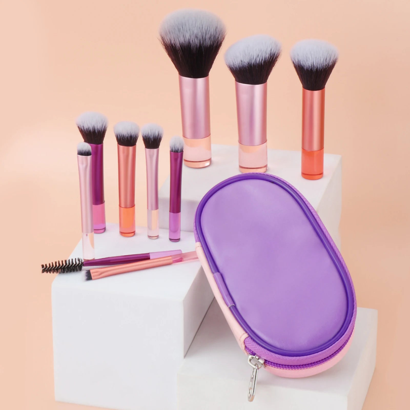 10 color Mini makeup brush