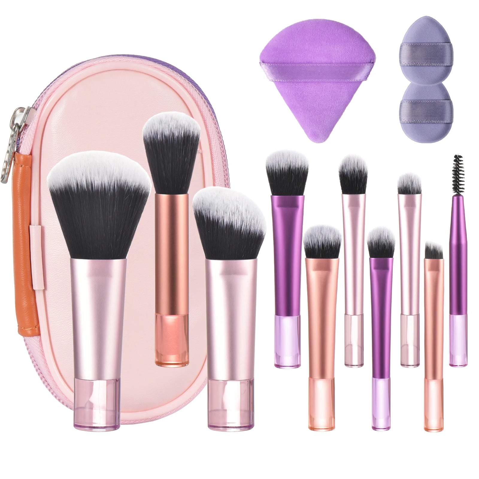 10 color Mini makeup brush