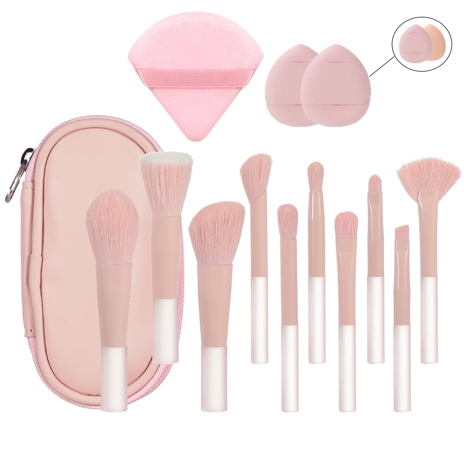 10 color Mini makeup brush