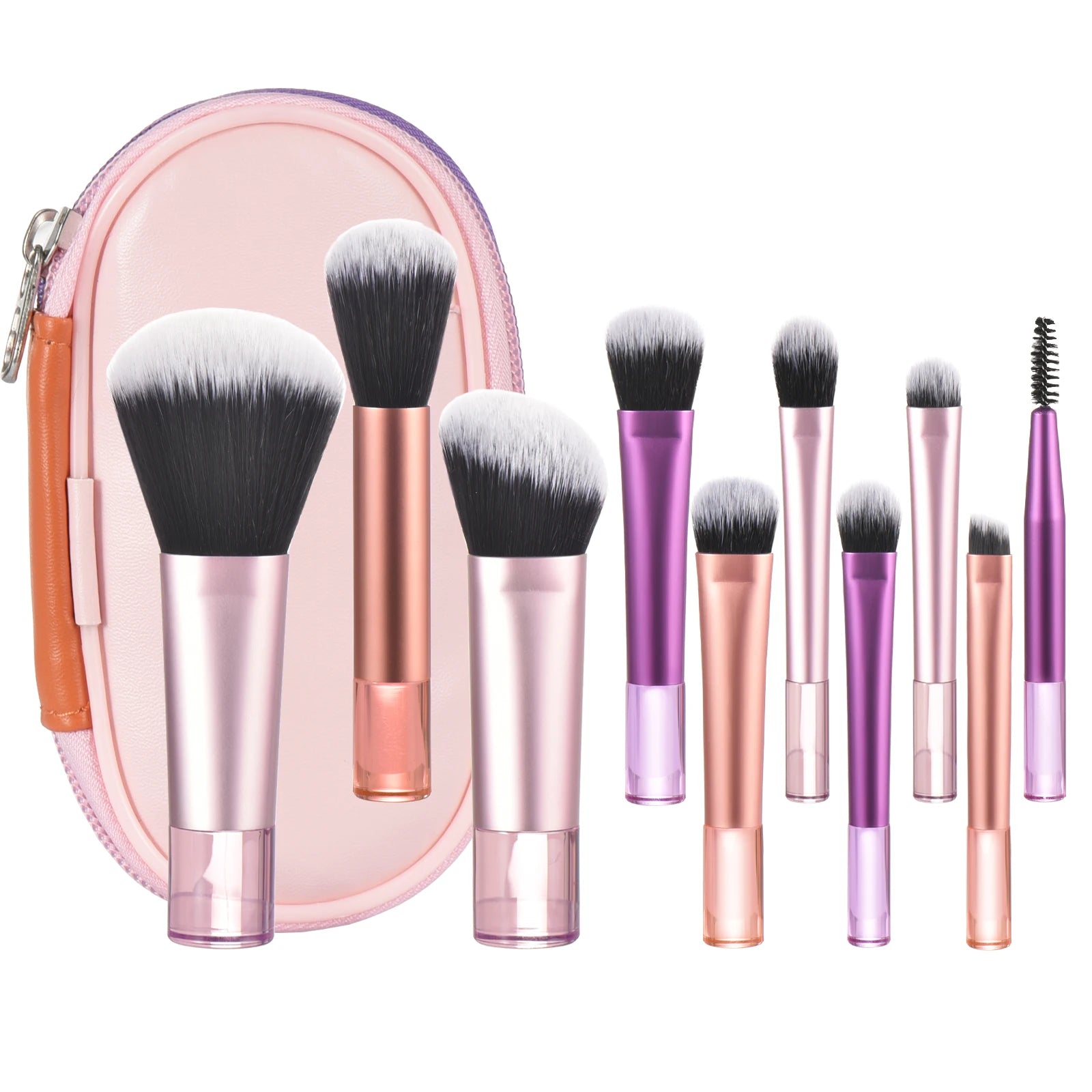 10 color Mini makeup brush