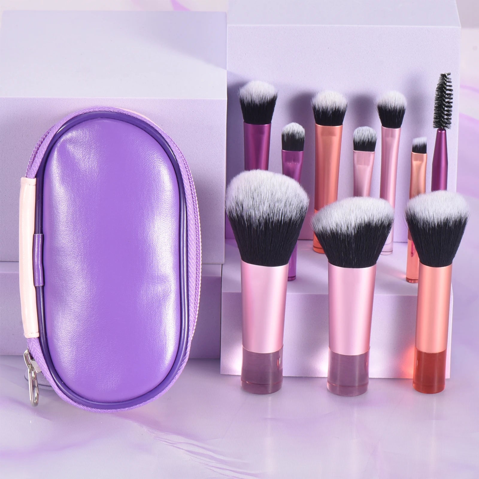 10 color Mini makeup brush